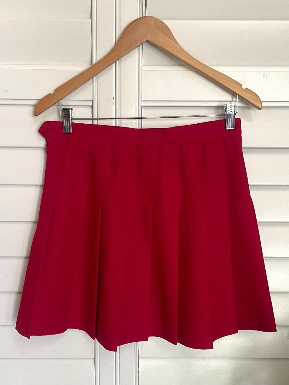 *Vintage* American Apparel Tennis Cheerleader Skirt in Red Size Large - Picture 9 of 16